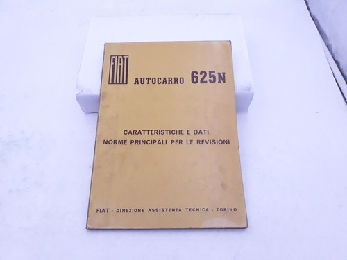 Manuale officina fiat - manuale, 625n