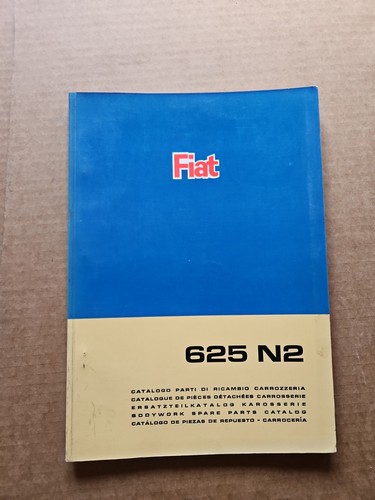 Fiat 625 catalogo parti - 625, di