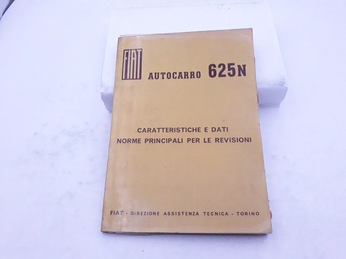 Manuale officina fiat - 625, n