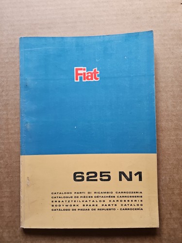 Fiat 625 catalogo parti di - 625,